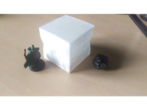 gelatinous cube 28mm scale toys & games 28mmscale dnd miniature slime 3d print model - Mito3D