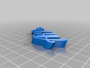 arp Anahtarlık özelleştirilmiş 3d print model - Mito3D