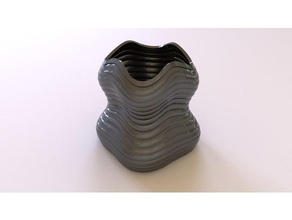 organic vase sculptures 3d print model - Mito3D