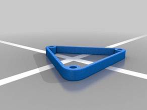 dreieckige umschließenden Klammern hobby Bau frame geometrische misc Struktur Unterstützung Dreieck 3d print model - Mito3D