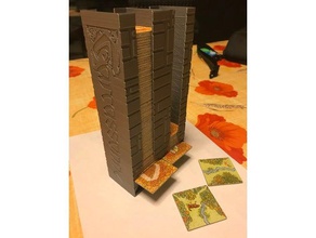 carcassonne double tile tower toy & game accessories 3d print model - Mito3D