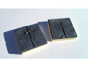 taşları oyunlar 15 mm 28 zindan minyatür openforge arazi fayans 3d print model - Mito3D