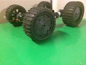 moon rover wheel hub 1 10 monster truck r c vehicles hubcap 3d print model - Mito3D