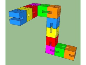 cube toy beads mechanical toys fidget 3d print model - Mito3D