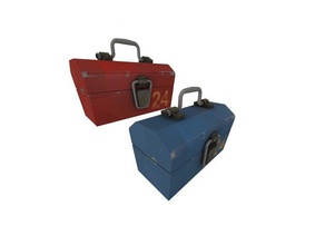 tf2 toolbox props box chest engineer team fortress 2 two tf2jam toolboxes trinket 3d print model - Mito3D