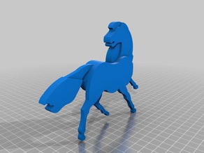 vieux du venezuela cheval sculptures manteau des bras le 3d print model - Mito3D