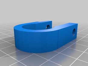 morsetto di tubo med parti ricambio su misura 3d print model - Mito3D
