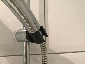 shower head holder replace bathroom 3d print model - Mito3D