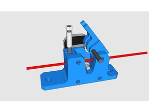 vslot bowden feeder 3mm filament corexy 3d printer extruders extruder 3d print model - Mito3D