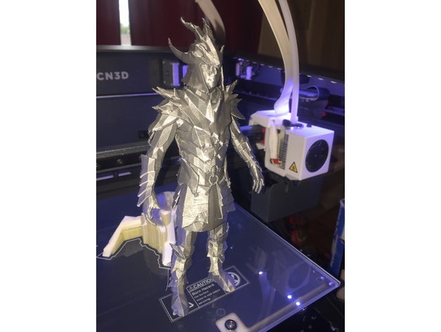 scala drago armatura giochi dragonbone dragonscale skyrim 3D print model - Mito3D