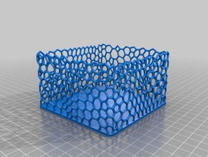 voronoi key box containers 3d print model - Mito3D