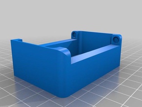 my customized magnetic hinge box 2 containers 3d print model - Mito3D