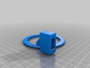anycubic i3 - support pour anneau led Imprimante 3d accessoires prusa la lumière 3d print model - Mito3D
