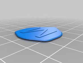 m funky pick music customized 3d print model - Mito3D