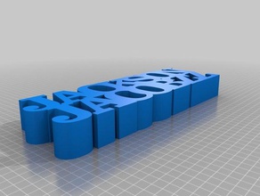 jackson j b Skulpturen kundengebundene 3d print model - Mito3D