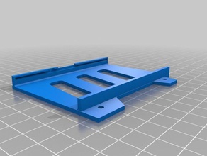 raspberry pi tray-öffnungen - Elektronik pi-Fall 3d print model - Mito3D
