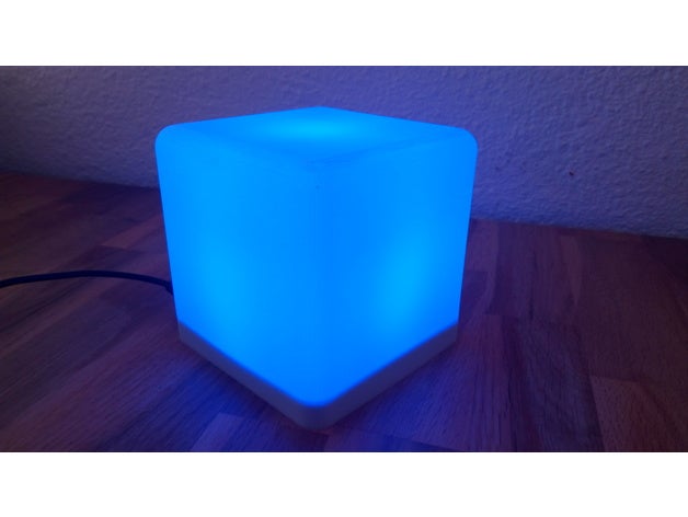colore del cubo lampada hobby android arduino bluetooth la led neopixel ws2812 3D print model - Mito3D