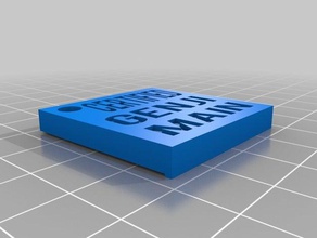 genji ana Anahtarlık monoprice mini seçin overwatch basit 3d print model - Mito3D