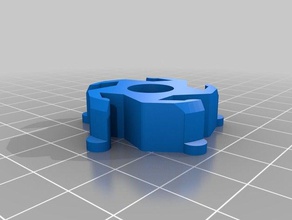 mon 32 x 10 personnalisés bobine hub adaptateur L'imprimante 3d de pièces personnalisé 3d print model - Mito3D