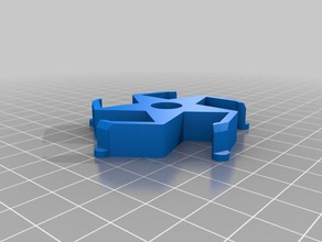il mio 57 x 10 su misura spool hub adattatore Stampante 3d parti 3d print model - Mito3D