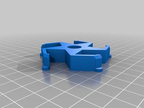 mon 56 x 10 personnalisés bobine hub adaptateur L'imprimante 3d de pièces personnalisé 3d print model - Mito3D