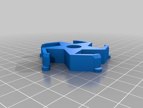 my 52 x 10 customized spool hub adapter 3d printer parts 3d print model - Mito3D