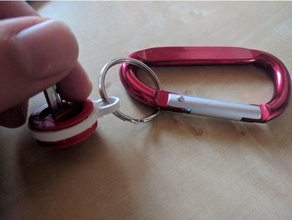 Schlüsselanhänger westfalia abnehmbare Anhängerkupplung-Taste automotive Schlüssel keychain Anhängerkupplung 3d print model - Mito3D