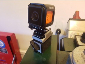 gopro clip de montagem m5 csk câmera 3d print model - Mito3D