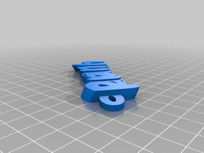moa2 Schlüsselanhänger kundengebundene 3d print model - Mito3D