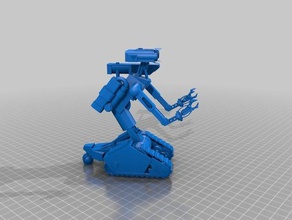 johnny v mini robot complete model robots 3d print model - Mito3D