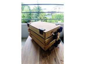 dobradiça minha caixa de madeira ikea esporte & ao ar livre moto 3d print model - Mito3D