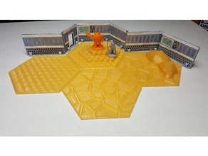 altıgen fayans döşeme oyuncak & oyun aksesuarları 15 mm 18mm 25 28 zemin kahraman ölçek wargaming 3d print model - Mito3D