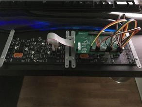 pincab dmd ledmatrix panel holder diy 3d print model - Mito3D