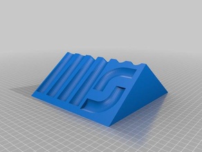 style2 il supporto del tubo di acqua miniscale organizzazione curvo organizzatore diritto 3d print model - Mito3D