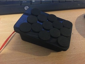 pedal eletrônica de pé microinterruptor interruptor 3d print model - Mito3D