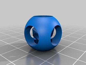 cube sphere 3d printing 3d print model - Mito3D