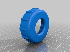 nut flushing mechanism replacement parts 3d print model - Mito3D