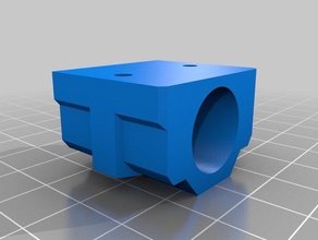 lm8uu y axis bearing mount 3d printer parts holder prusa i3 3d print model - Mito3D