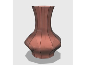 vase 10-seitig Dekor Blumentopf Blumen-vase Vasen 3d print model - Mito3D