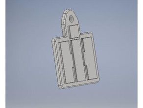 ih trator logotipo keychain chaveiros 3d print model - Mito3D