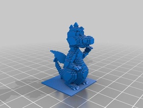 1500+ pieza de lego dragón juguetes construcción 3d print model - Mito3D