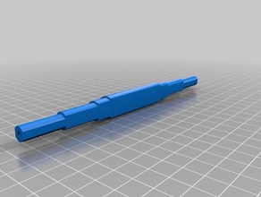 axle 3mm rod holes removed r c vehicles 3d print model - Mito3D