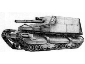 jiro sha - spg araç 1 72 silah Japonya tank II İkinci Dünya Savaşı 3d print model - Mito3D