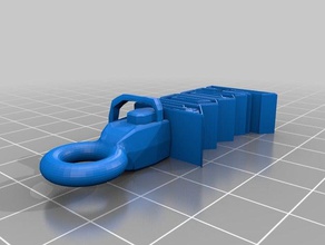 doom chainsaw keychain keychains 3d print model - Mito3D
