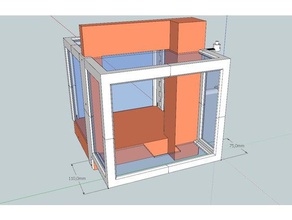 up plus 2 enclosure 3d printer parts 3d print model - Mito3D