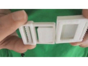 ceinture de verrouillage pièces clip sac la valise voyage 3d print model - Mito3D