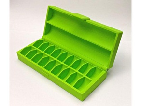 spool box - 12mm spools tool holders & boxes bobbins sewing machine 3d print model - Mito3D