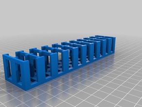 meine individuelle Spektralphotometer-Küvette rack Biologie kundengebundene 3d print model - Mito3D
