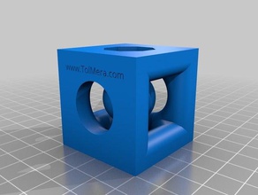 40mm stress calibration cube impossible ball 3d printing tests test 3d print model - Mito3D