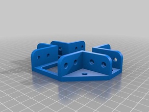 tarantula centre bracket 3d printer parts tevo 3d print model - Mito3D
